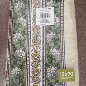 Brand new table runner, perfect for spring